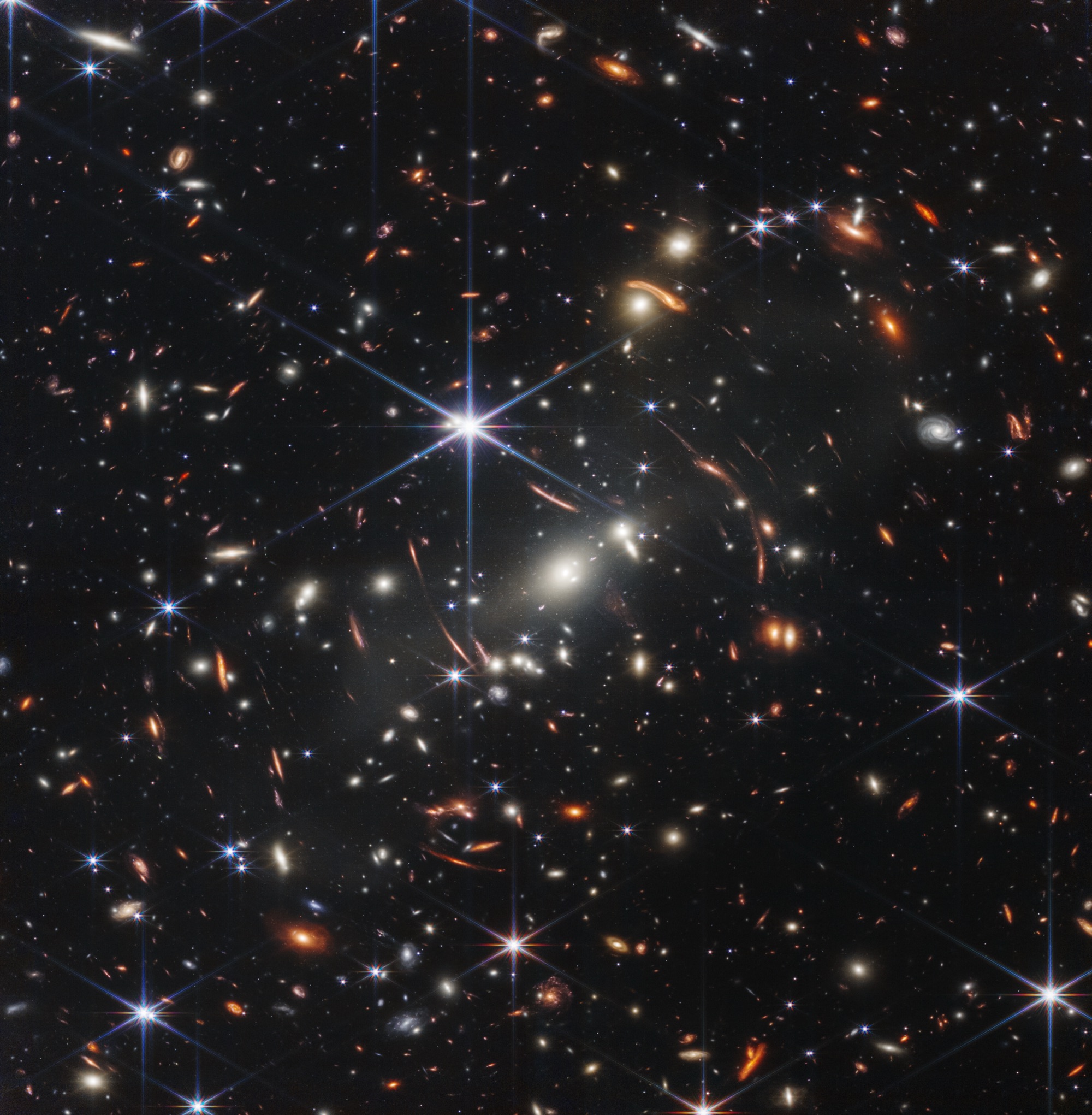 Webb's First Deep Field: thousands of galaxies in a tiny patch of sky
